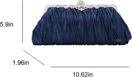 Vista 5 de Fawziya Carteras con corte floral para mujer, bolsos y embragues de noche