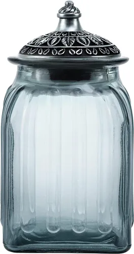 Vista 16 de Tarro de cristal vintage para dulces con tapa, tarro de alimentos, frasco de nueces, joyero, para boda, dulces, bufé, almacenamiento de cocina