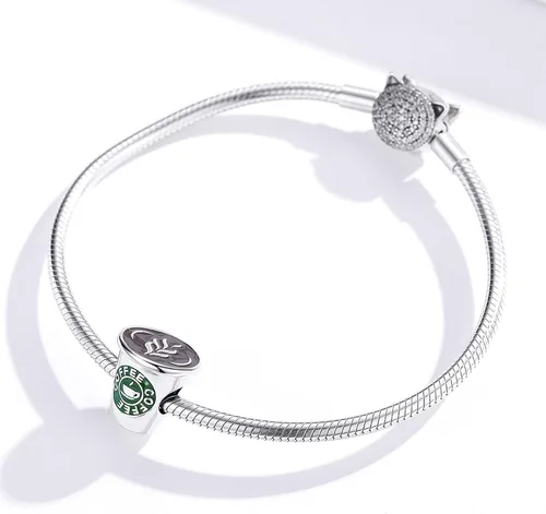 Vista 58 de Abalorios de plata de ley para pulseras, collares, familia para siempre, circonita cúbica, regalo de joyería para mujeres