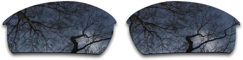 Vista 3 de ToughAsNails 2 pares de lentes polarizadas de repuesto para Oakley Bottlecap negro y plateado cromado