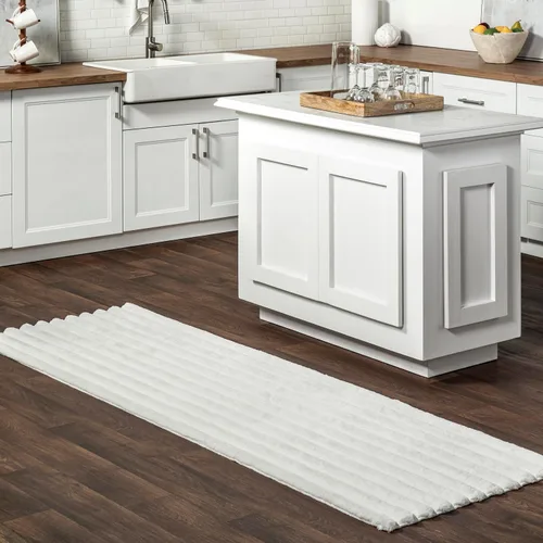 Vista 15 de nuLOOM Alfombra de Área de Felpa Acogedora de 5' x 8', Lavable a Máquina, Antideslizante, Alfombra Shag Suave y Esponjosa para Sala de Estar, Rubor