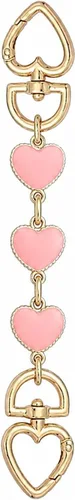 Vista 5 de AGEN KGEN Cadena extensora de correa para bolso de mano para mujer, exquisita correa de cadena de repuesto 1 mariposa