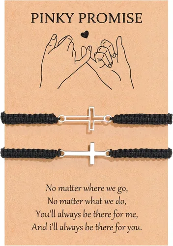 Vista 9 de VU100 Pulseras a juego para parejas Pulseras Regalos para novia novio Regalos de relación a larga distancia Pulseras a juego Regalo para aniversario
