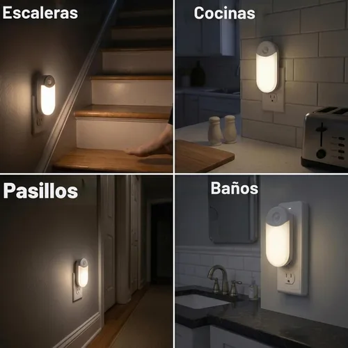 Vista 7 de Camelion 4-in-1 Power Failure Night Light,Flashlight,Motion Sensing, 3-Pack