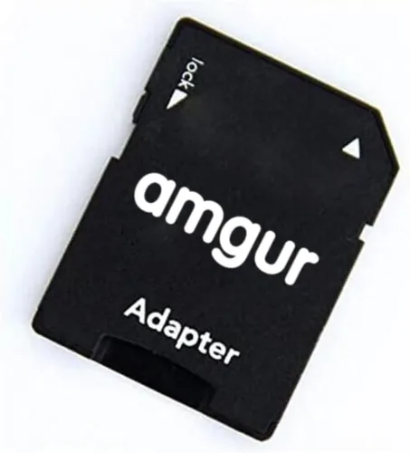 Vista 5 de Adaptador de tarjeta micro SD a tarjeta SD, tarjeta TF Micro SDHC a SD SDHC adaptador funciona con tarjetas de memoria para cámaras antiguas, PDA