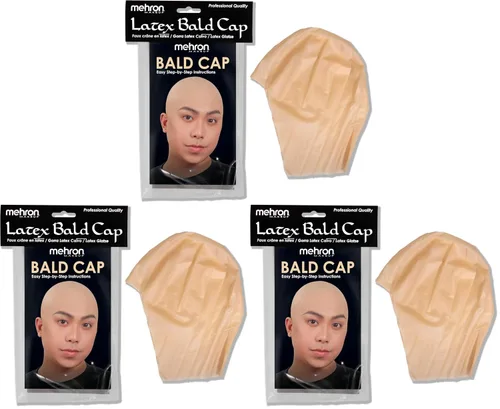 Vista 8 de Mehron Maquillaje Profesional Látex Calvo Cap
