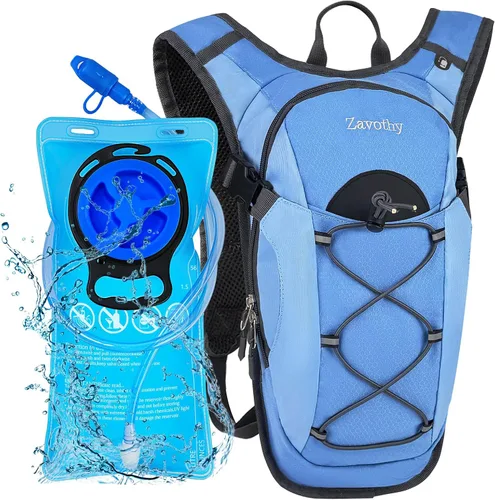 Vista 13 de Zavothy Hydration Backpack with 2L Hydration Bladder Water Backpack for Hiking Hydration Pack for Running Cycling Hiking