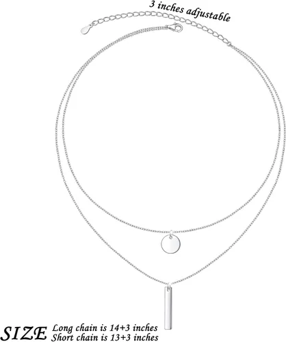 Vista 5 de Gargantilla ajustable de plata de ley S925 con colgante, joyería para mujeres y niñas.