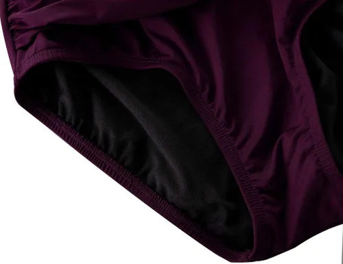 Vista 6 de Hilor Trajes de baño de una pieza para mujer, traje de baño con control de abdomen