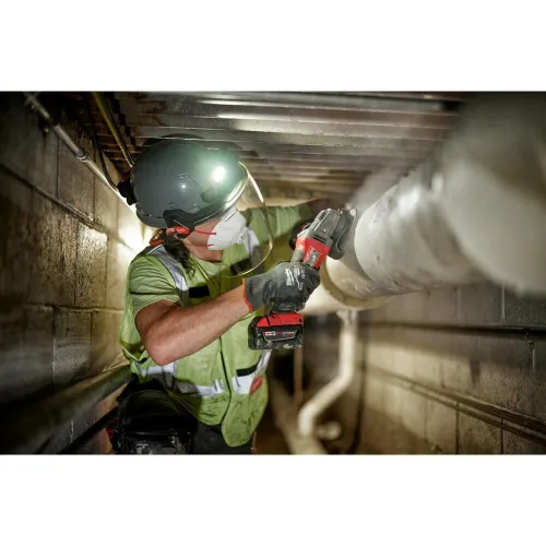 Vista 7 de Milwaukee BOLT - Protector facial completo, transparente, compatible con cascos de seguridad y cascos duros, 48-73-1420