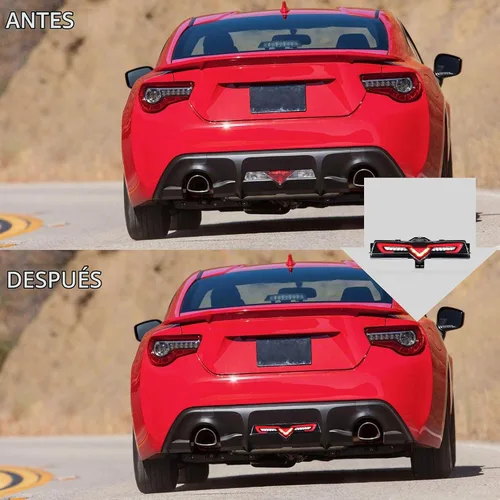Vista 5 de VLAND Conjunto de luces traseras para Toyota GT86 2012-2020, BRZ 2013-2018, FRS 2012-2016 con señal de giro, luz LED DRL, enchufar y usar