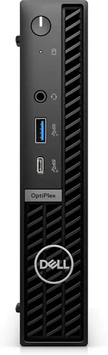 Vista 3 de Dell Pro Micro Desktop (reemplaza a Optiplex 7000 MFF), Intel Core I5-14500T, 14 Core, hasta 4.8 GHz, 16 GB RAM 512 GB SSD, RJ-45 Ethernet, HDMI