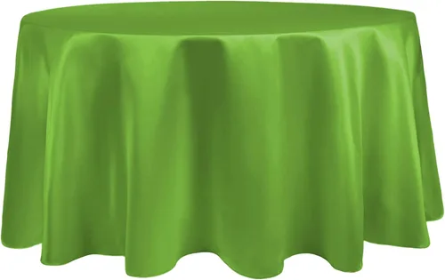 Vista 28 de Ultimate Textile Mantel redondo de satén nupcial de 60 pulgadas, se adapta a mesas de menos de 60 pulgadas de diámetro, berenjena morado berenjena