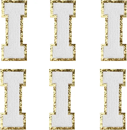 Vista 3 de Kare & Kind Parches de letras para planchar – Parches bordados de felpilla del alfabeto de la A a la Z – Para coser o planchar para ropa, camisas
