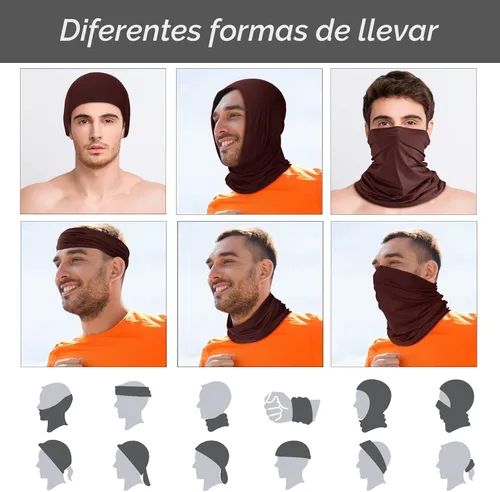 Vista 3 de Geyoga 6 piezas de protección UV para el verano, polaina de cuello refrescante, ropa para la cara, polaina para cuello, bufanda, protector solar