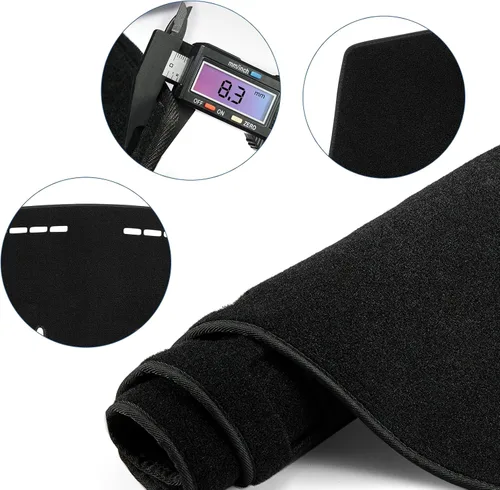 Vista 2 de Alfombrilla Tapete Cubierta del Salpicadero Compatible con Chrysler Town & Country 2011-2016; Dodge Grand Caravan 2011-2020