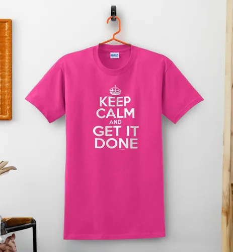 Vista 5 de Camiseta personalizada Keep Calm and Your Text Heliconia