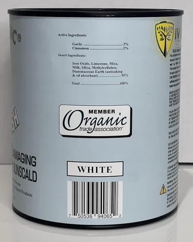 Vista 6 de IV Organic Protector de plantas de lavado blanco, 1 galón (blanco)