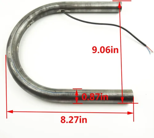 Vista 3 de Asiento Trasero Retro para Motocicleta Café Racer Marco Aro Brat Plano Bucle Tres Agujeros para Lámparas con Tira LED Señal de Giro Luz de Freno