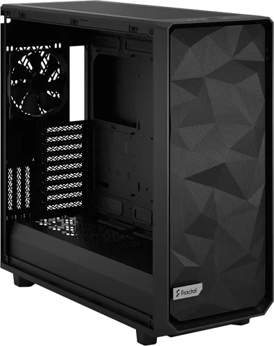 Vista 4 de Fractal Design Meshify 2 XL Negro ATX Flexible Luz Tintado de Cristal Templado Ventana Full Tower Computadora Luz TG negra