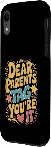 Vista 2 de Dear Parents Tag You’re It Leopard Print Case for iPhone XR