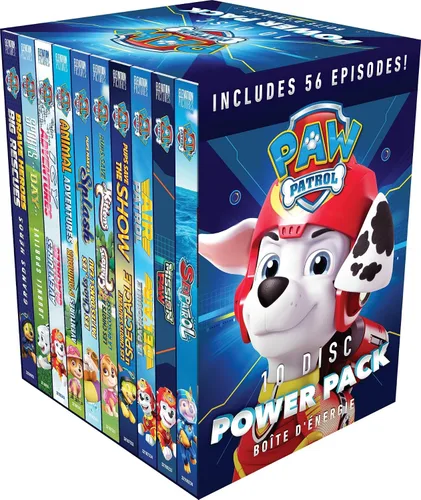 Vista 2 de PAW Patrol - Power Pack Sports Day Pups Make A Splash Air Patrol Big Rescues Icy Adventures Pups Save the Kittens Mission Paw Animal