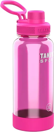 Vista 16 de Takeya Tritan - Botella de agua deportiva con tapa de boquilla - Sin BPA y apta para lavavajillas - Botella reutilizable con asa de tapa - Botella