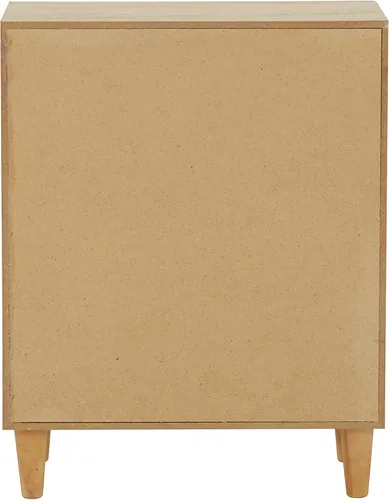 Vista 8 de Deco 79 Joyero de madera con 3 cajones, 10 x 7 x 13 pulgadas, marrón claro