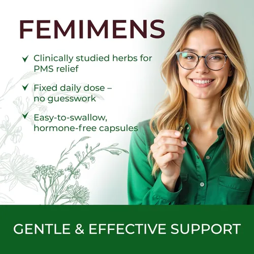 Vista 7 de FEMIMENS - Suplemento de apoyo para el síndrome premenstrual para mujeres - Alivio del síndrome premenstrual para mujeres y alivio de calambres