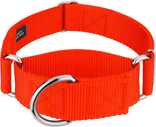 Vista 20 de Country Brook Design - Collar ancho para perro, ajustable para razas grandes - Collar de perro de nailon sólido Martingala
