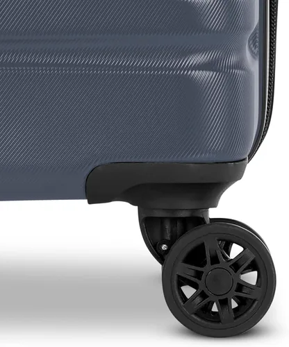 Vista 3 de Samsonite Evolve Se Hardside Equipaje expandible con ruedas giratorias dobles, Azul Pizarra, Evolve Se Hardside - Equipaje expandible con ruedas