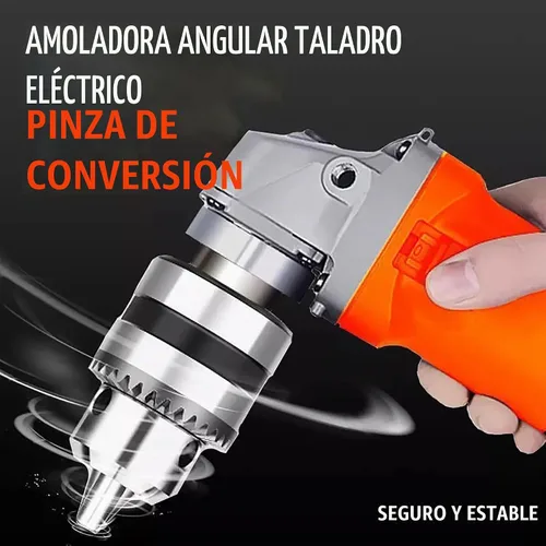 Vista 4 de Amoladora angular, pinzas de conversión de taladro eléctrico, cabezal de conversión para amoladora angular, accesorios de herramientas