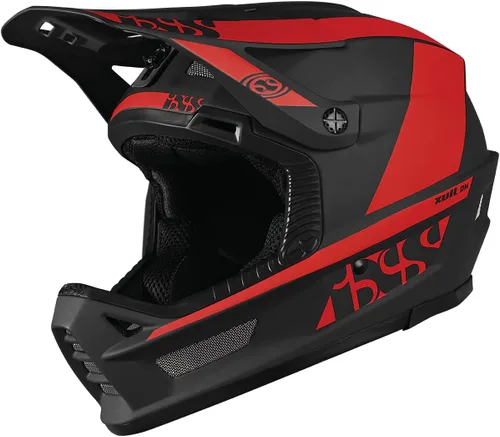 Vista 2 de iXS Casco Xult DH rojo-Negro (20.9-22.0 in)