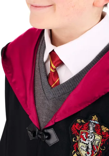 Vista 9 de Disfraz de Harry Potter de lujo para niños Negro L