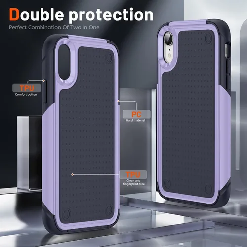 Vista 95 de Jeylly Funda para iPhone SE/Funda para iPhone 5S, Exterior de Plástico Duro que Absorbe Golpes + Interior de Silicona de Goma Defensor contra