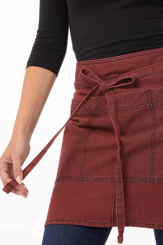 Vista 5 de Chef Works Unisex Uptown Half Bistro Apron