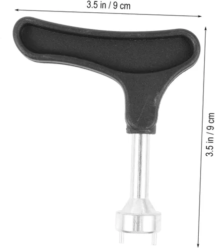 Vista 6 de CLISPEED 3pcs Golf Tool Shoes Spike Remover Nail Puller Shoes Spikes Replace Tools Shoes Spikes Replace Wrench Training Aids Golf Shoes Staple