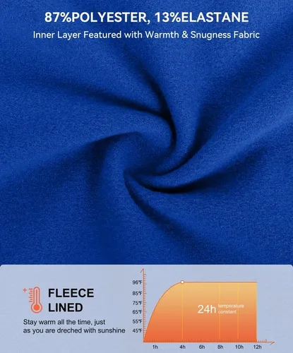 Vista 4 de G Gradual Camiseta térmica de compresión para niños y jóvenes, camiseta interior de forro polar de manga larga para niños, para fútbol, béisbol