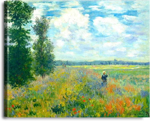 Vista 152 de A&T ARTWORK Antibes Seen from The Salis Gardens de Claude Monet Las Obras de Arte Clásico Mundial Reproducciones, Impresiones de Arte en Lienzo