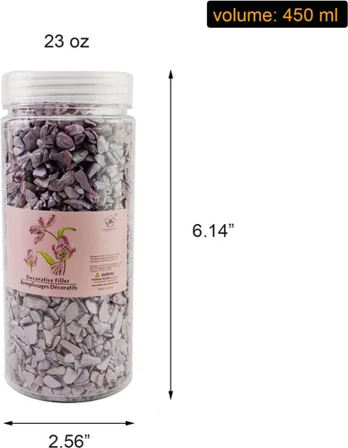 Vista 9 de HappyFiller Chips de concha triturada de 1.4 libras, proyectos de manualidades de resina, rellenos de jarrón, suculentas, cubierta de suelo