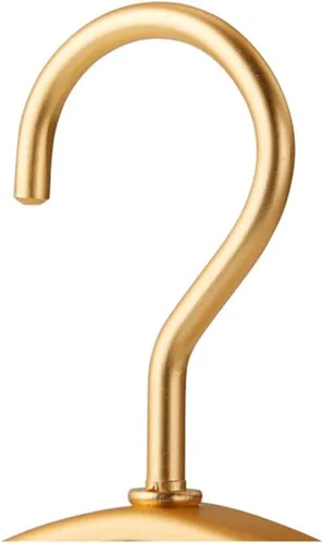 Vista 6 de Paquete de 5 perchas de metal de aleación de aluminio antideslizantes engrosadas perchas de invierno perchas de almacenamiento para el hogar