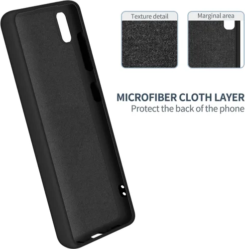 Vista 5 de Funda de silicona suave TPU para Galaxy A10e, color negro