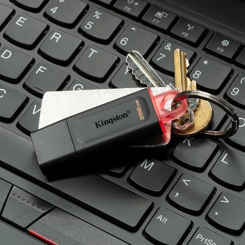 Vista 6 de Kingston DataTraveler Exodia 256GB USB 3.2 Flash Drive DTX/256GB, Negro