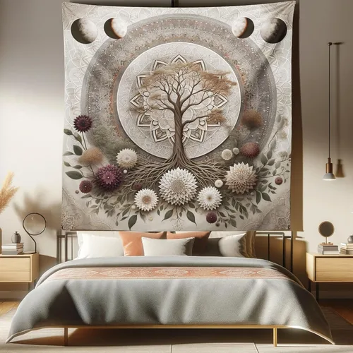 Vista 262 de Ambesonne Tapiz de arte afro, hombre negro fuerte con una corona de trazos impresión de pintura moderna, decoración de tela para colgar en la pared