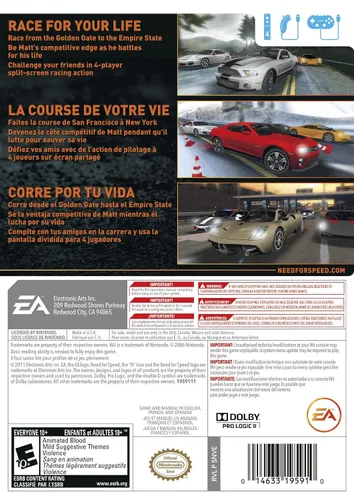 Vista 2 de Need for Speed The Run - Nintendo Wii