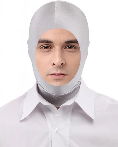 Vista 21 de Seeksmile Zentai - Máscara capucha unisex de licra elastano