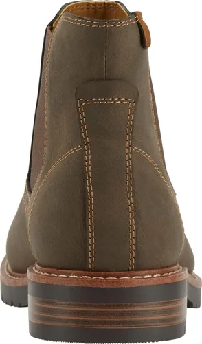 Vista 3 de Dockers Botas Chelsea resistentes para hombre Ransom, Marrón oscuro