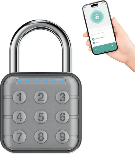 Vista 7 de Cerradura de combinación, cerradura de combinación para casillero, cerradura de casillero y cerradura de casillero de gimnasio - Alta seguridad