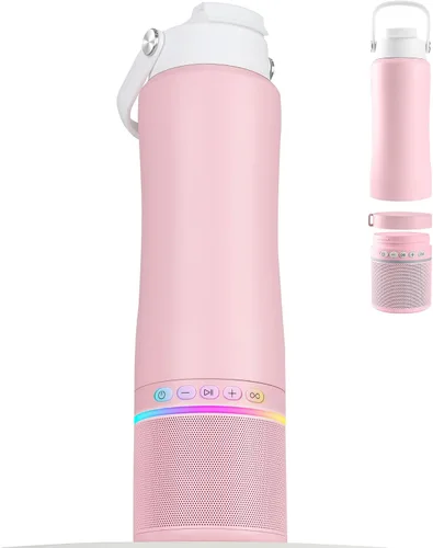 Vista 14 de Stainless Steel Water Bottle with Camping Lantern & Night Light