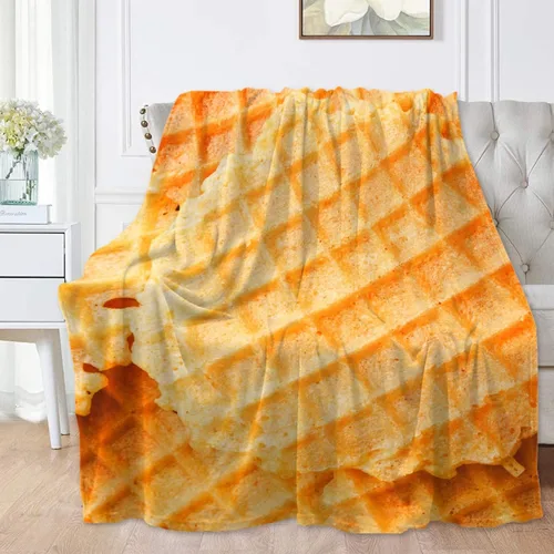 Vista 14 de Manta de frijoles horneados 3D para niñas, niños, suave y acogedora manta de vellón divertida para cama, sofá, sillas, para todas las estaciones